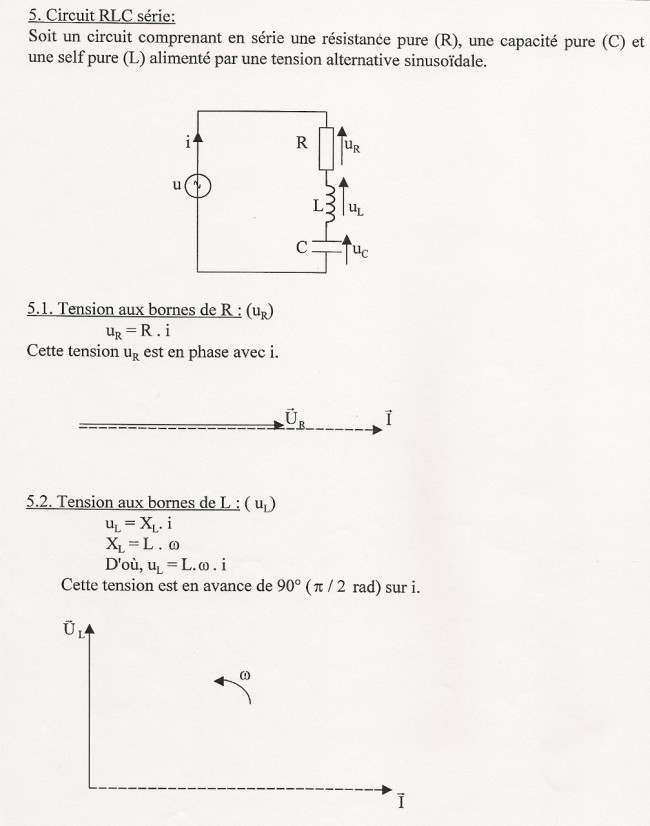 Le circuit RLC :: explications sur la méthode électrique, pneumatique ...